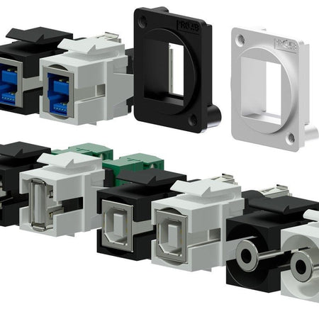 FactorRACK Panel Ciego para Conector Keystone - 45x22.5mm Blanco