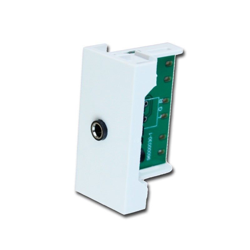 FactorRACK Panel Mini Jack 3,5 mm - Módulo de Conexión para Carril (45 x 22,5 mm)