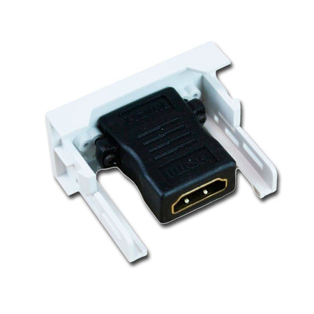 FactorRACK Panel Multimedia HDMI 45x22,5mm - Conector Hembra-Hembra 180°