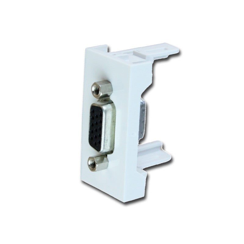 FactorRACK Panel VGA Hembra 15-pin - Módulo de Conexión 45 x 22,5 mm para Carril