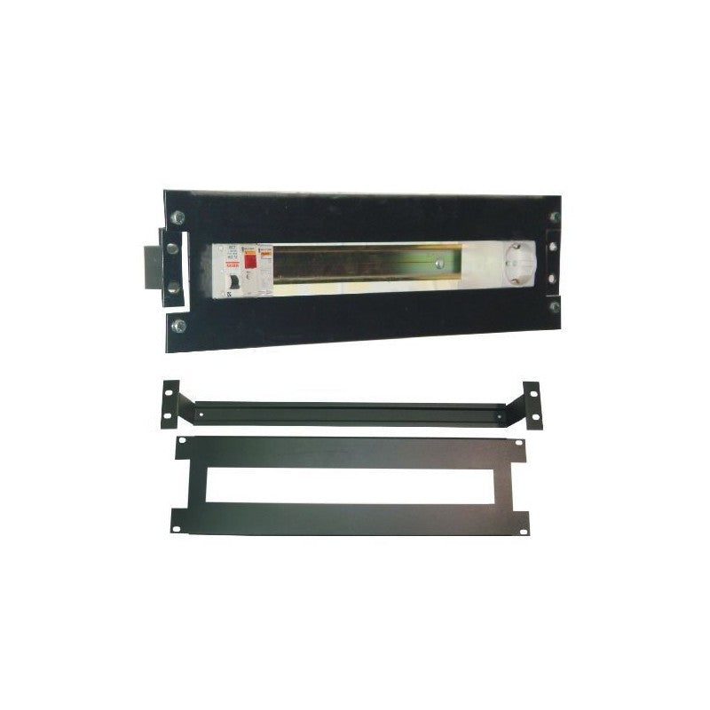 FactorRACK Perfil Omega para Carril DIN en Rack 19" - 3U de Altura