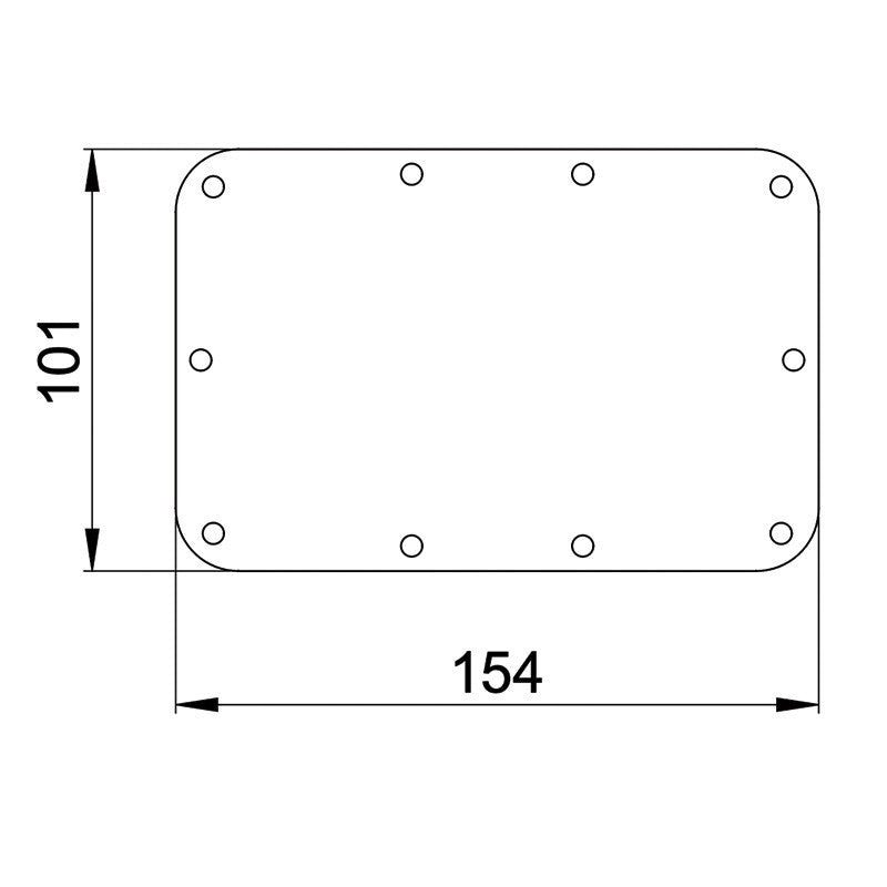 FactorRACK Refuerzo Asa - Placa interior 154x101mm - Tempo Shop
