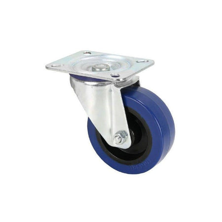 FactorRACK Rueda Azul 100mm - Giratoria Sin Freno
