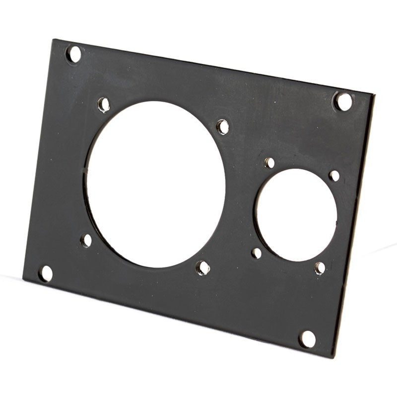 FactorRACK ZEBAVB84 - Placa Multibar negra para conectores - Tempo Shop