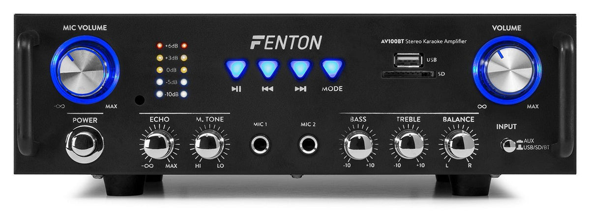 Fenton AV100BT - Amplificador estéreo Hifi - Tempo Shop
