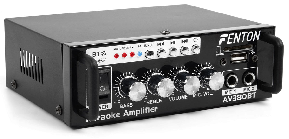 Fenton AV380BT - Kit de Amplificador con bafles USB/SD/BT - Tempo Shop