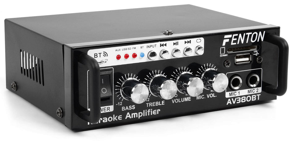 Fenton AV380BT - Kit de Amplificador con bafles USB/SD/BT - Tempo Shop