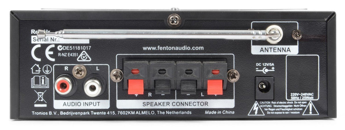 Fenton AV380BT - Kit de Amplificador con bafles USB/SD/BT - Tempo Shop