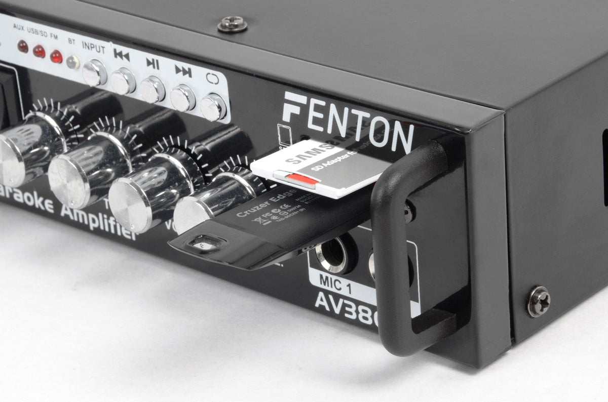 Fenton AV380BT - Kit de Amplificador con bafles USB/SD/BT - Tempo Shop