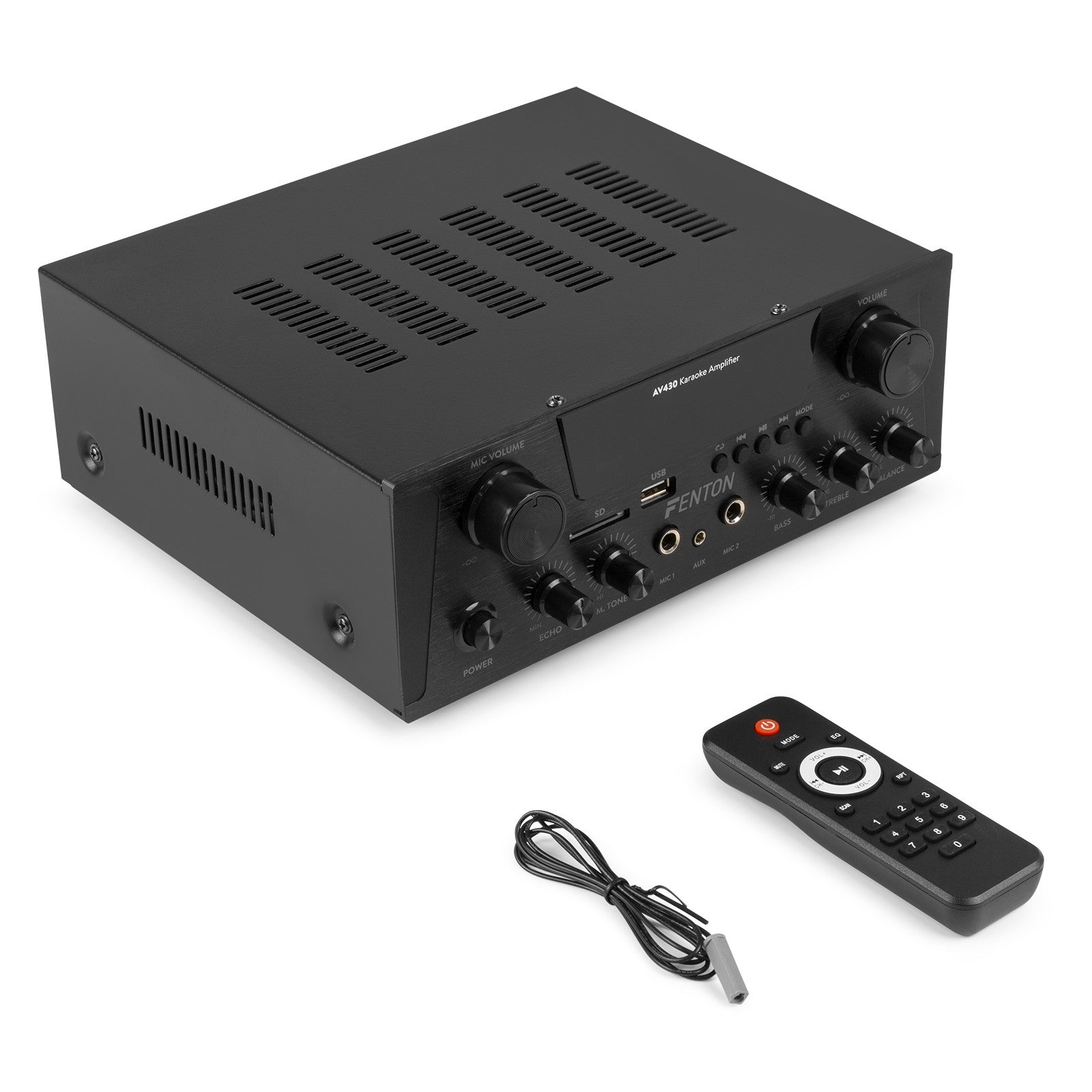 Fenton AV430B - Amplificador HiFi 2x 300W Negro - Tempo Shop