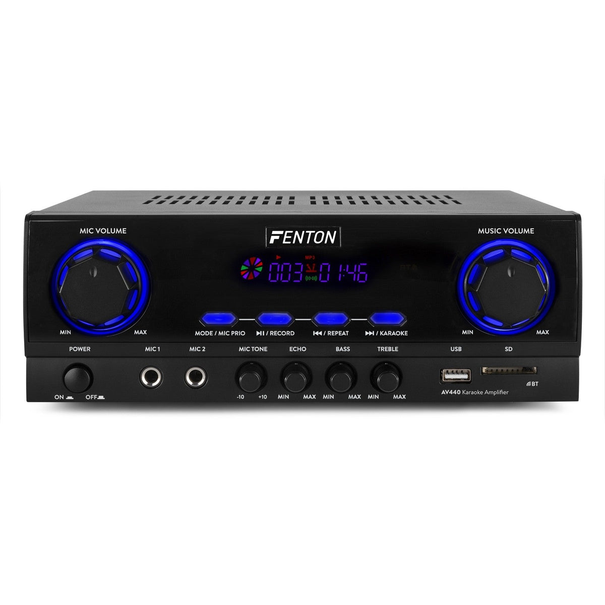 Fenton AV440 - Amplificador con reproductor Multimedia - Tempo Shop