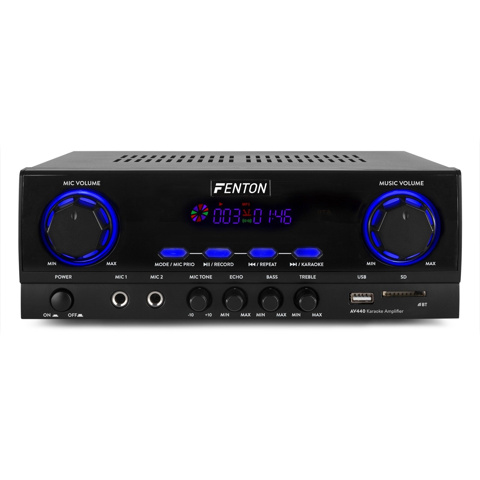 Fenton AV440 - Amplificador con reproductor Multimedia - Tempo Shop
