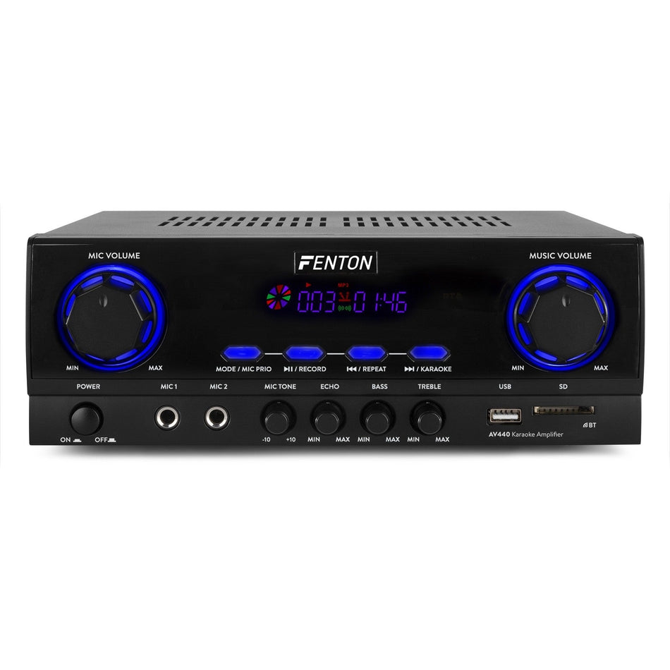 Fenton AV440 - Amplificador con reproductor Multimedia - Tempo Shop