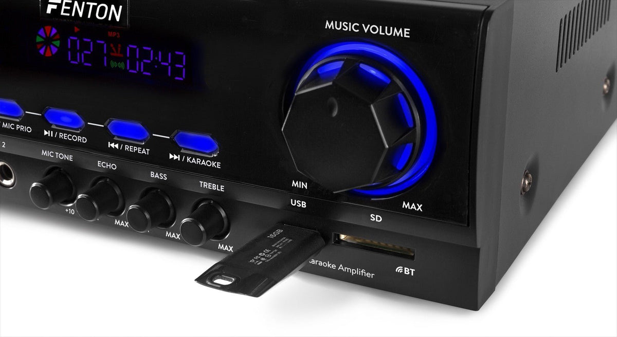 Fenton AV440 - Amplificador con reproductor Multimedia - Tempo Shop