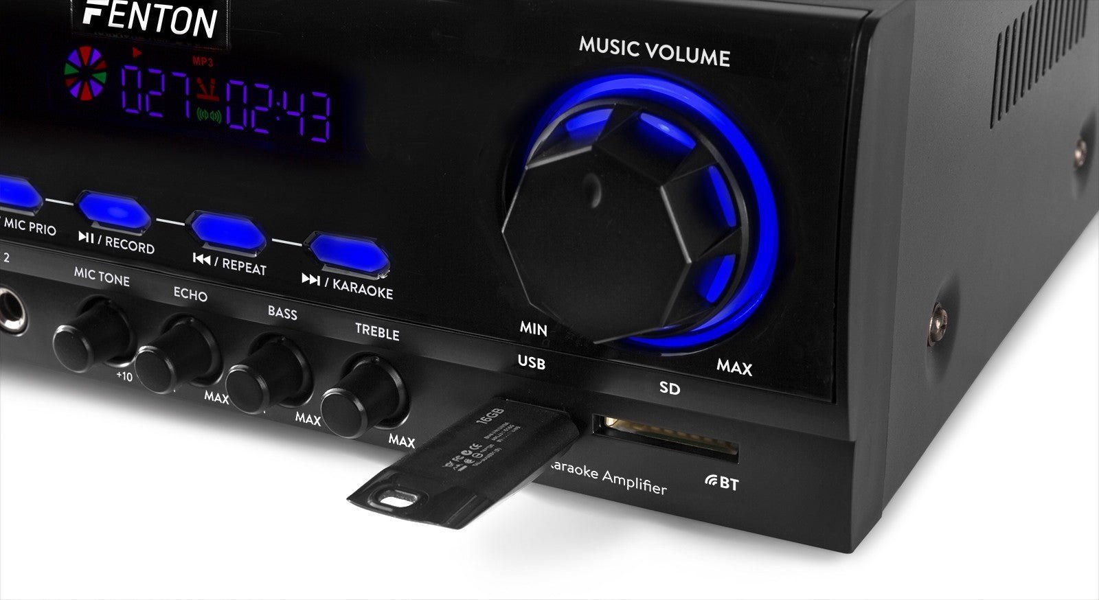 Fenton AV440 - Amplificador con reproductor Multimedia - Tempo Shop