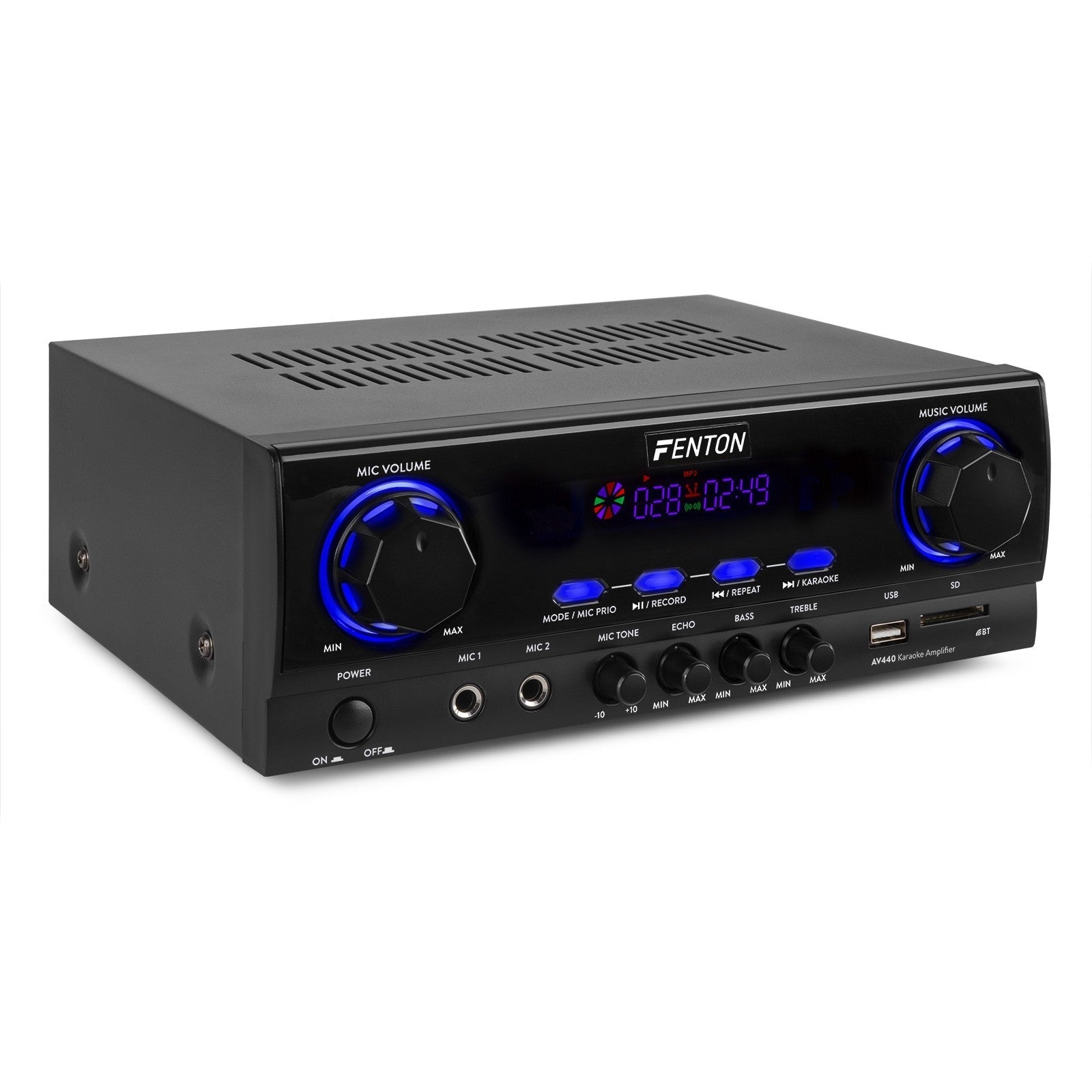 Fenton AV440 - Amplificador con reproductor Multimedia - Tempo Shop