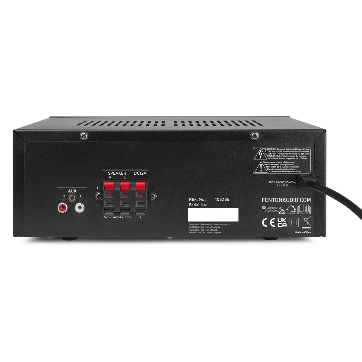 Fenton AV440 - Amplificador con reproductor Multimedia - Tempo Shop