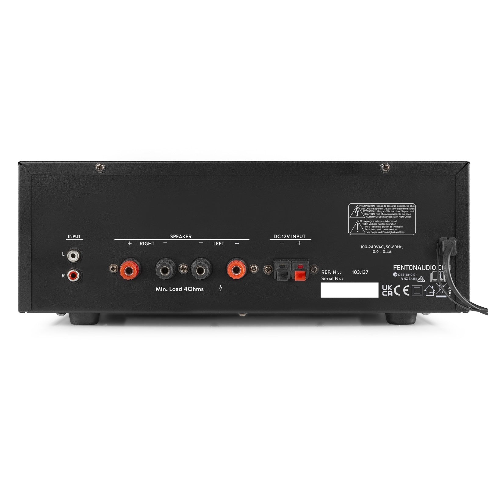 Fenton AV460 - Amplificador con reproductor Multimedia - Tempo Shop