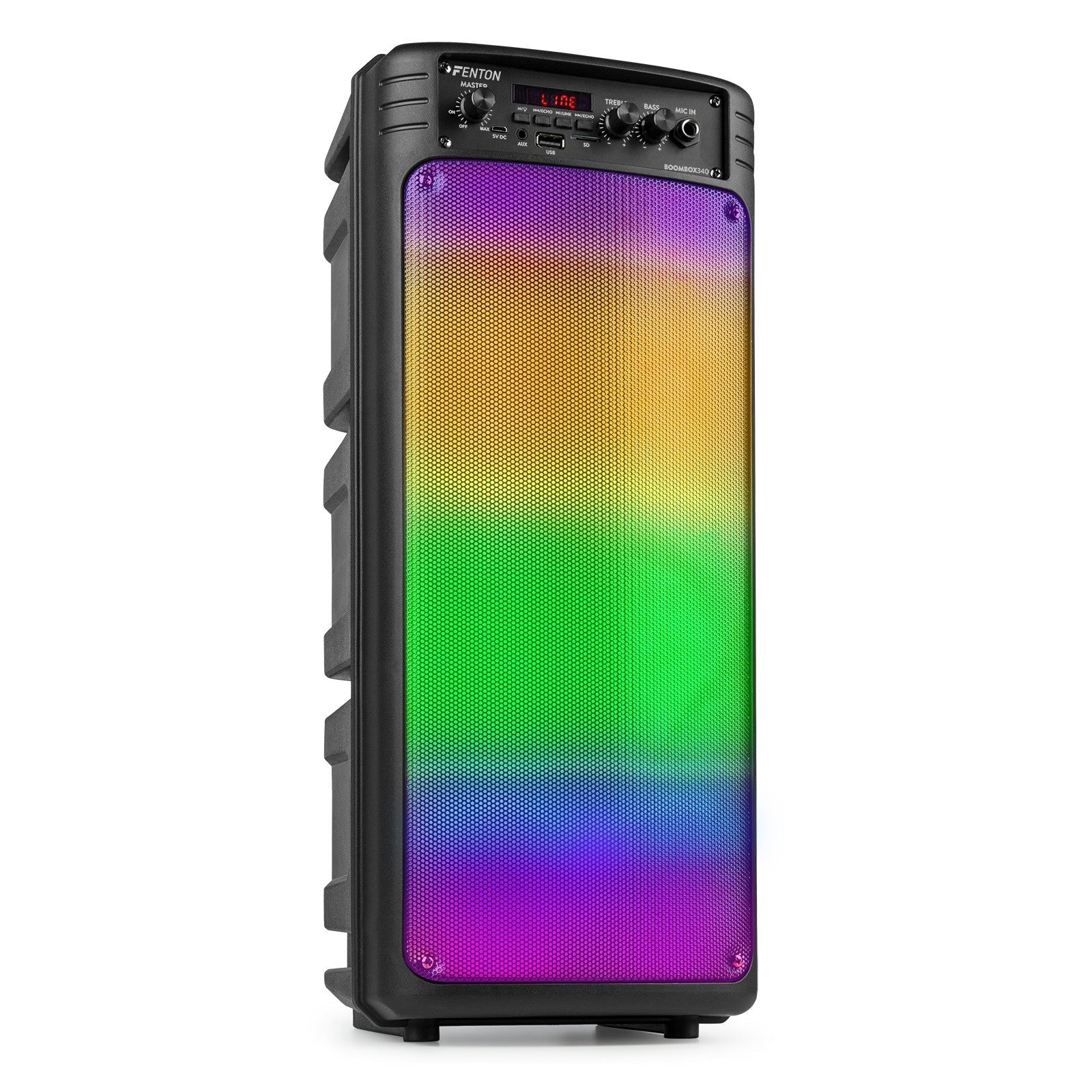 Fenton BoomBox340 - Altavoz Party con LED - Tempo Shop