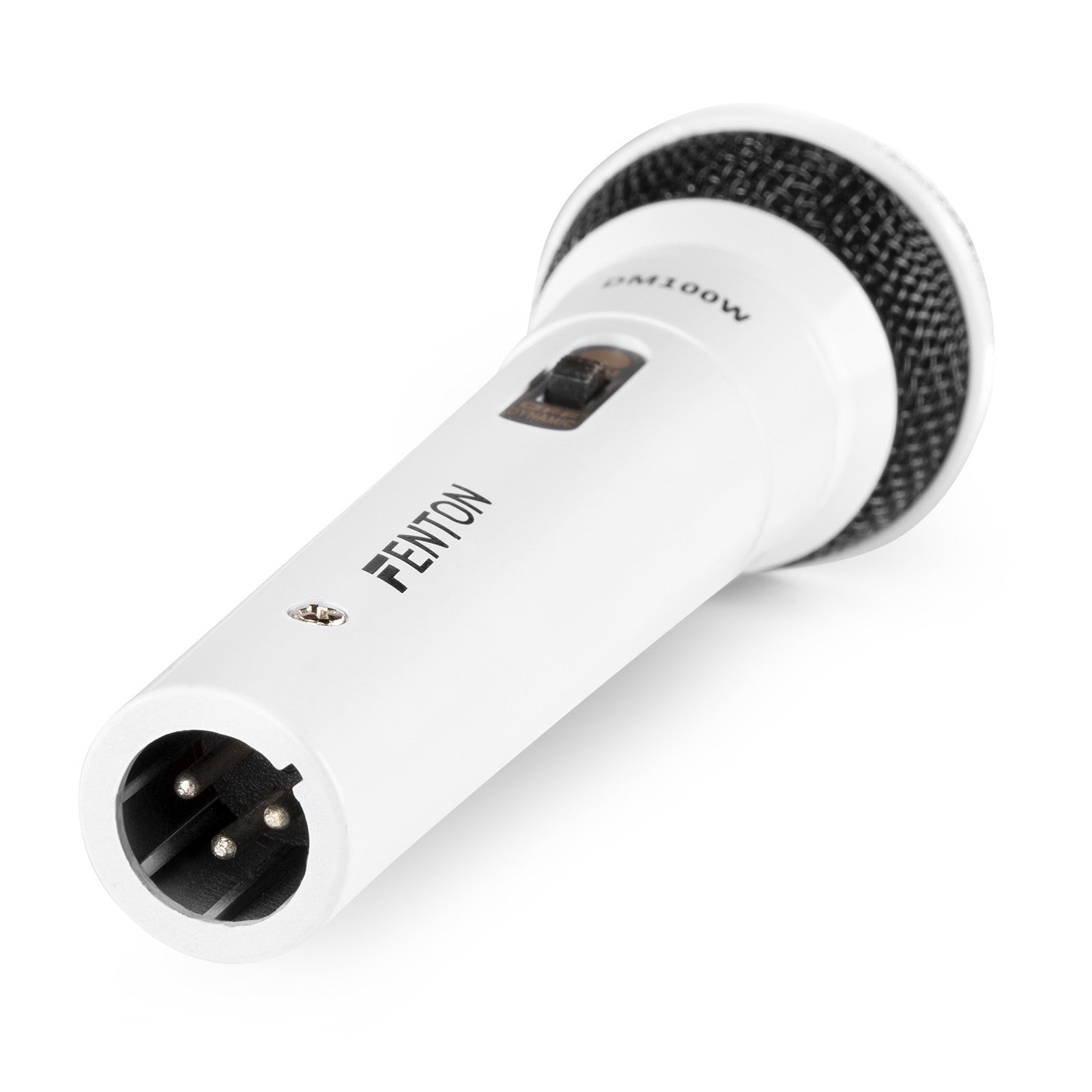 Fenton DM100W - Micrófono dinámico Blanco - Tempo Shop