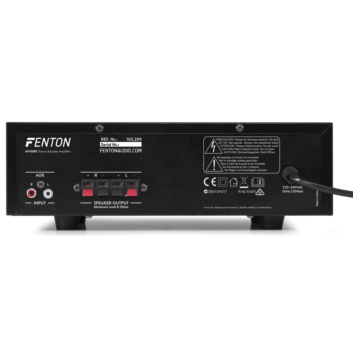 Fenton AV100BT - Amplificador estéreo Hifi - Tempo Shop