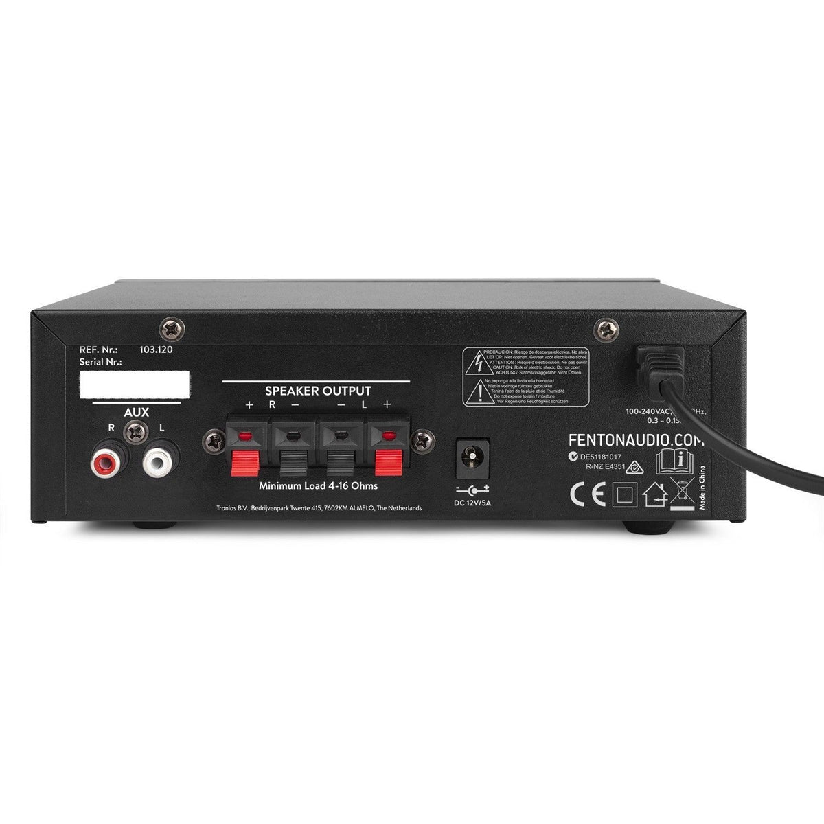 Fenton AV344 - Amplificador MP3 con Batería - Tempo Shop