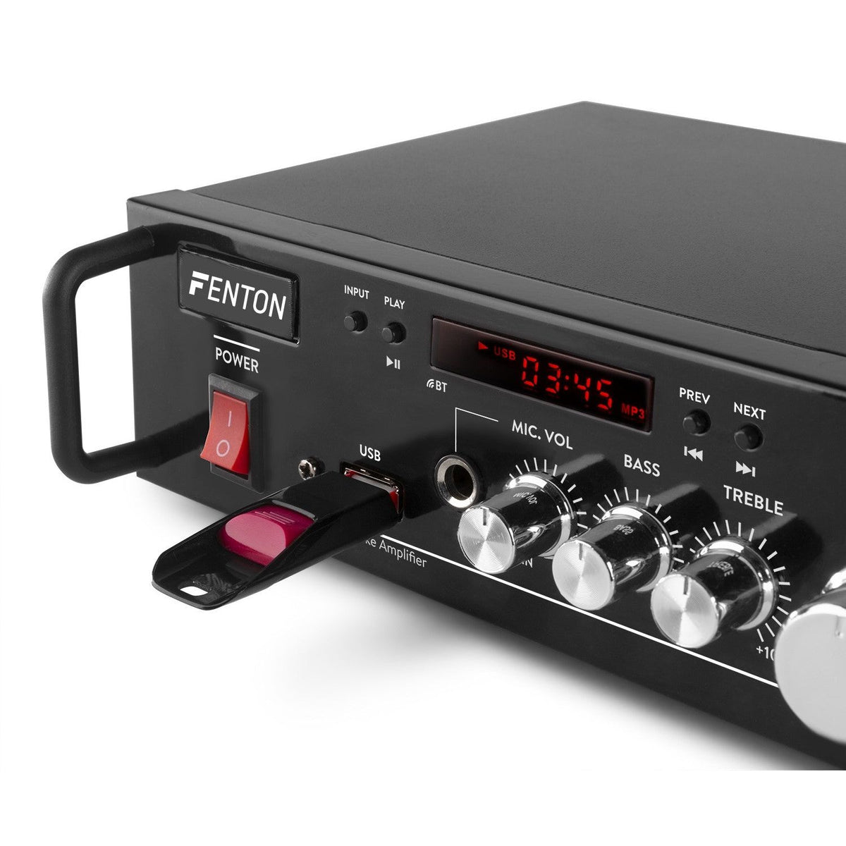 Fenton AV344 - Amplificador MP3 con Batería - Tempo Shop