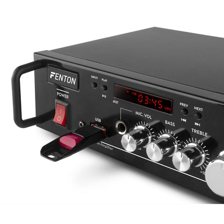 Fenton AV344 - Amplificador MP3 con Batería - Tempo Shop