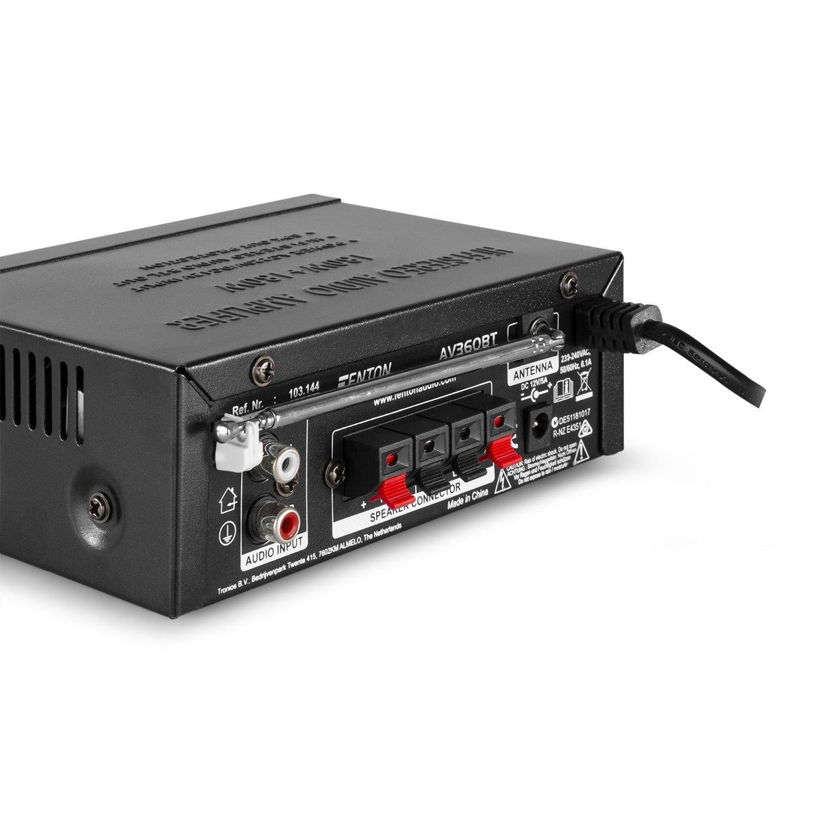 Fenton AV360BT - Mini amplificador con BT/FM/SD/USB/MP3 - Tempo Shop