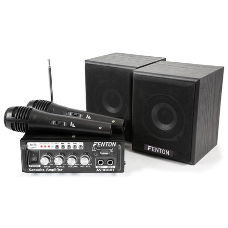 Fenton AV380BT - Kit de Amplificador con bafles USB/SD/BT - Tempo Shop