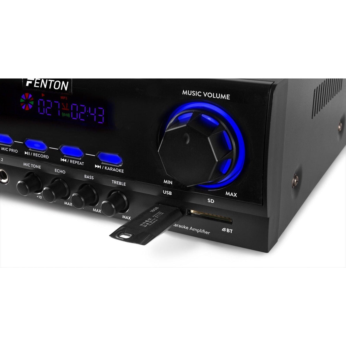 Fenton AV440 - Amplificador con reproductor Multimedia - Tempo Shop