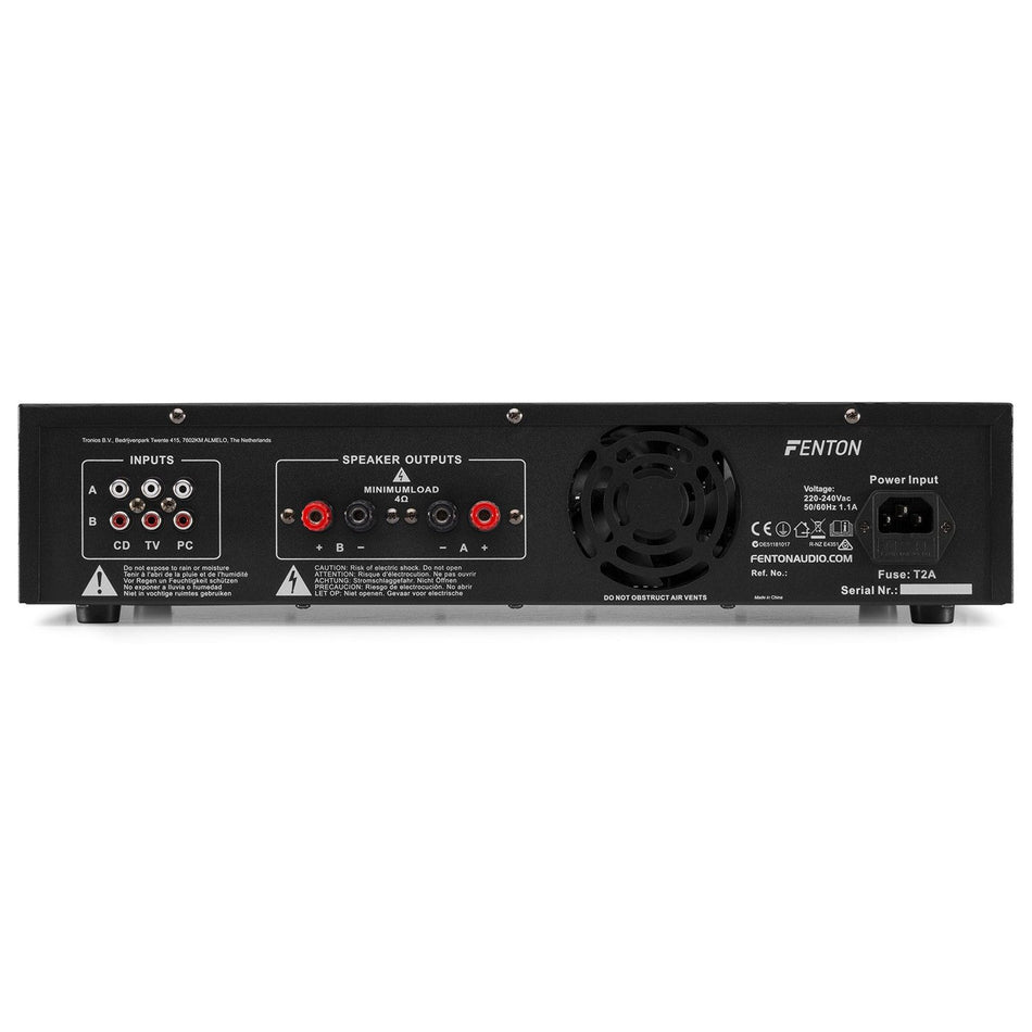 Fenton FPL1000 - Amplificador Digital LED azules + EQ - Tempo Shop