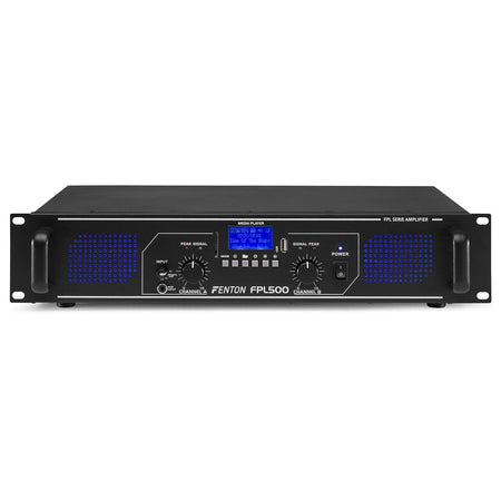 Fenton FPL500 - Amplificador Digital LED azules + EQ - Tempo Shop