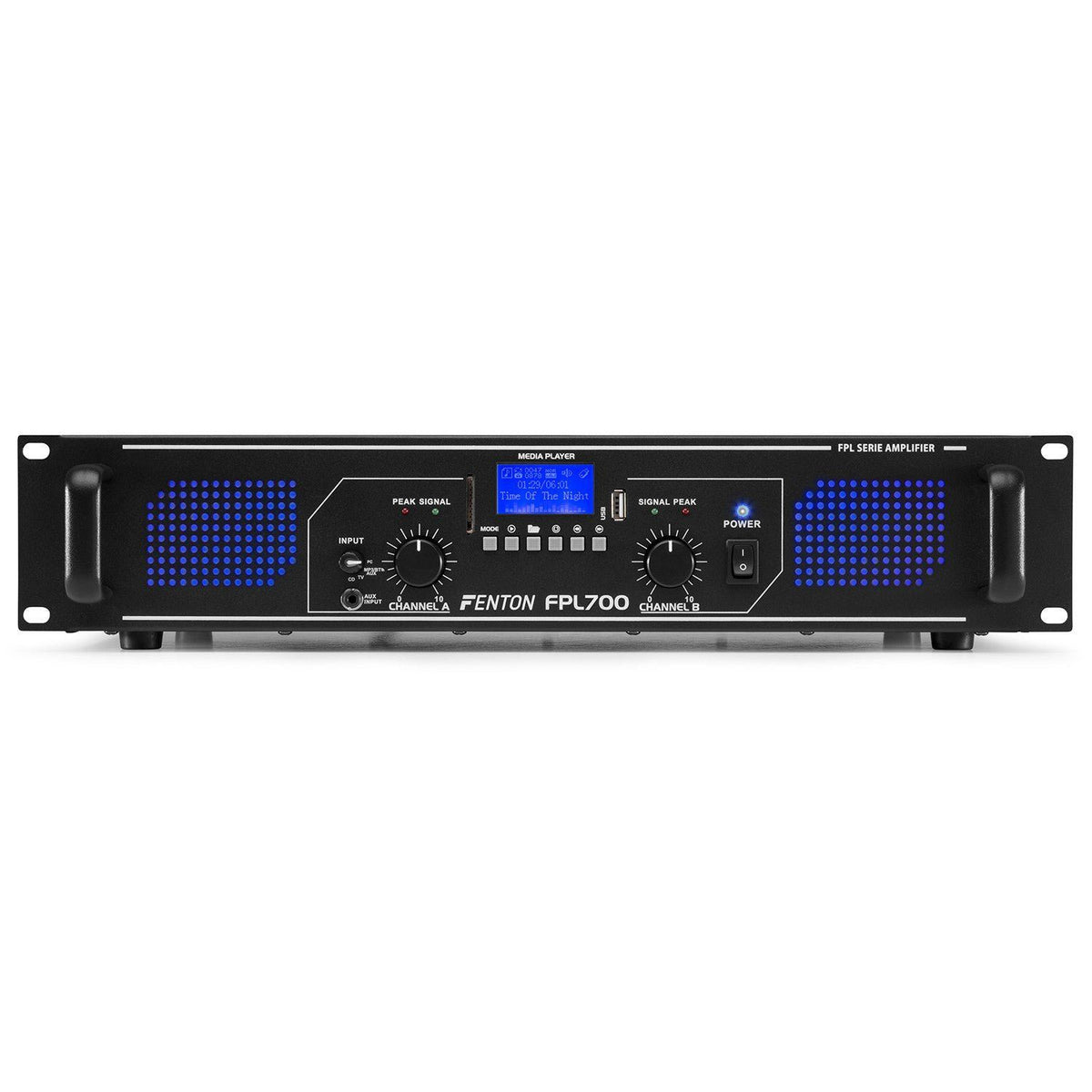Fenton FPL700 - Amplificador Digital LED azules + EQ - Tempo Shop