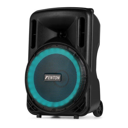 Fenton FT10LED MK2 - Altavoz Portátil Activo 10" 450W con Bluetooth, Micrófono Inalámbrico y Efectos LED - Tempo Shop