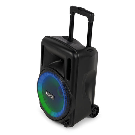 Fenton FT10LED MK2 - Altavoz Portátil Activo 10" 450W con Bluetooth, Micrófono Inalámbrico y Efectos LED - Tempo Shop