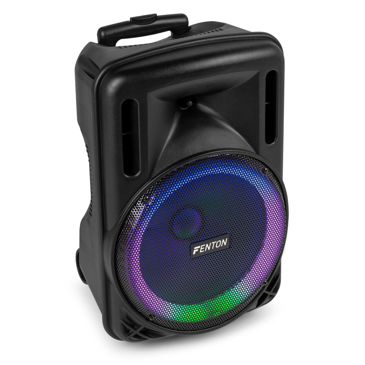 Fenton FT12LED MK2 - Altavoz Activo Portátil de 12" y 700W con Bluetooth y Micrófono Inalámbrico - Tempo Shop