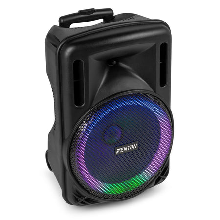 Fenton FT12LED MK2 - Altavoz Activo Portátil de 12" y 700W con Bluetooth y Micrófono Inalámbrico - Tempo Shop