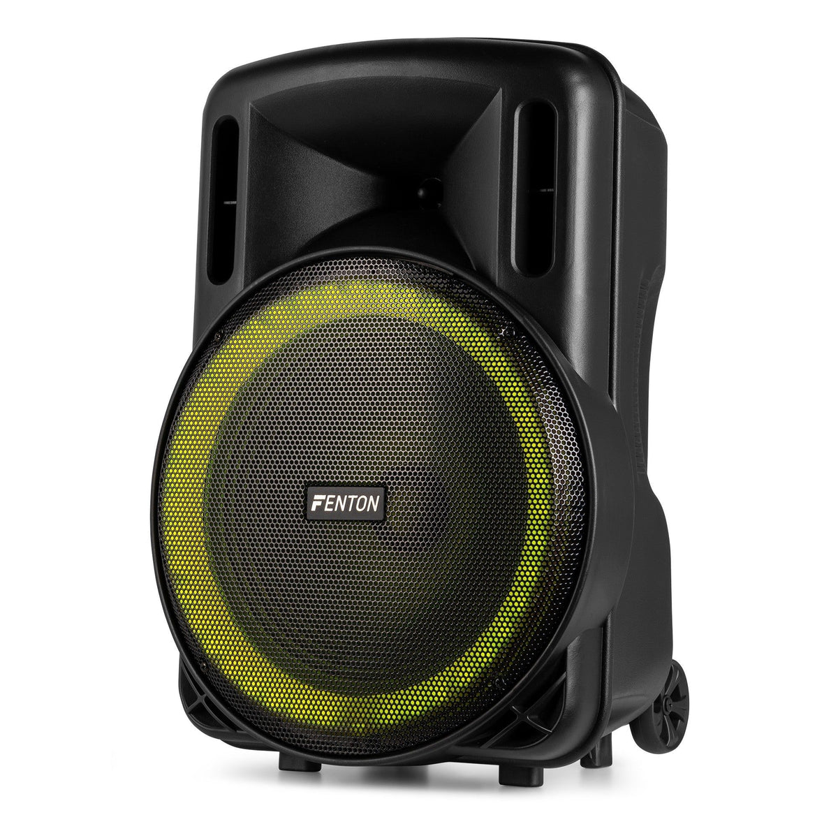 Fenton FT15LED MK2 - Altavoz Activo Portátil de 15" 800W con Bluetooth, Efectos LED y Micrófono Inalámbrico - Tempo Shop