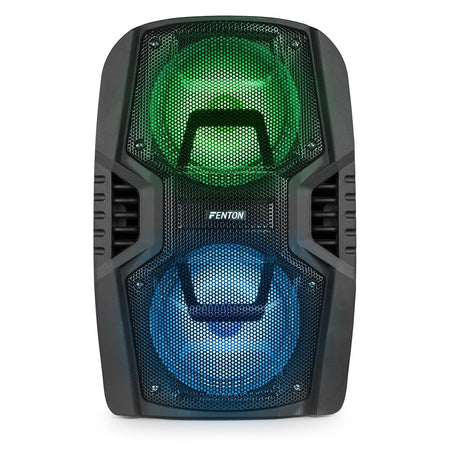 Fenton FT208LED - Sistema portátil de sonido 2x 8" - Tempo Shop
