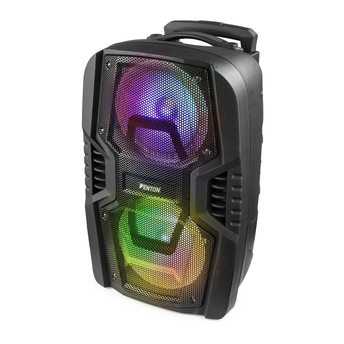 Fenton FT208LED - Sistema portátil de sonido 2x 8" - Tempo Shop
