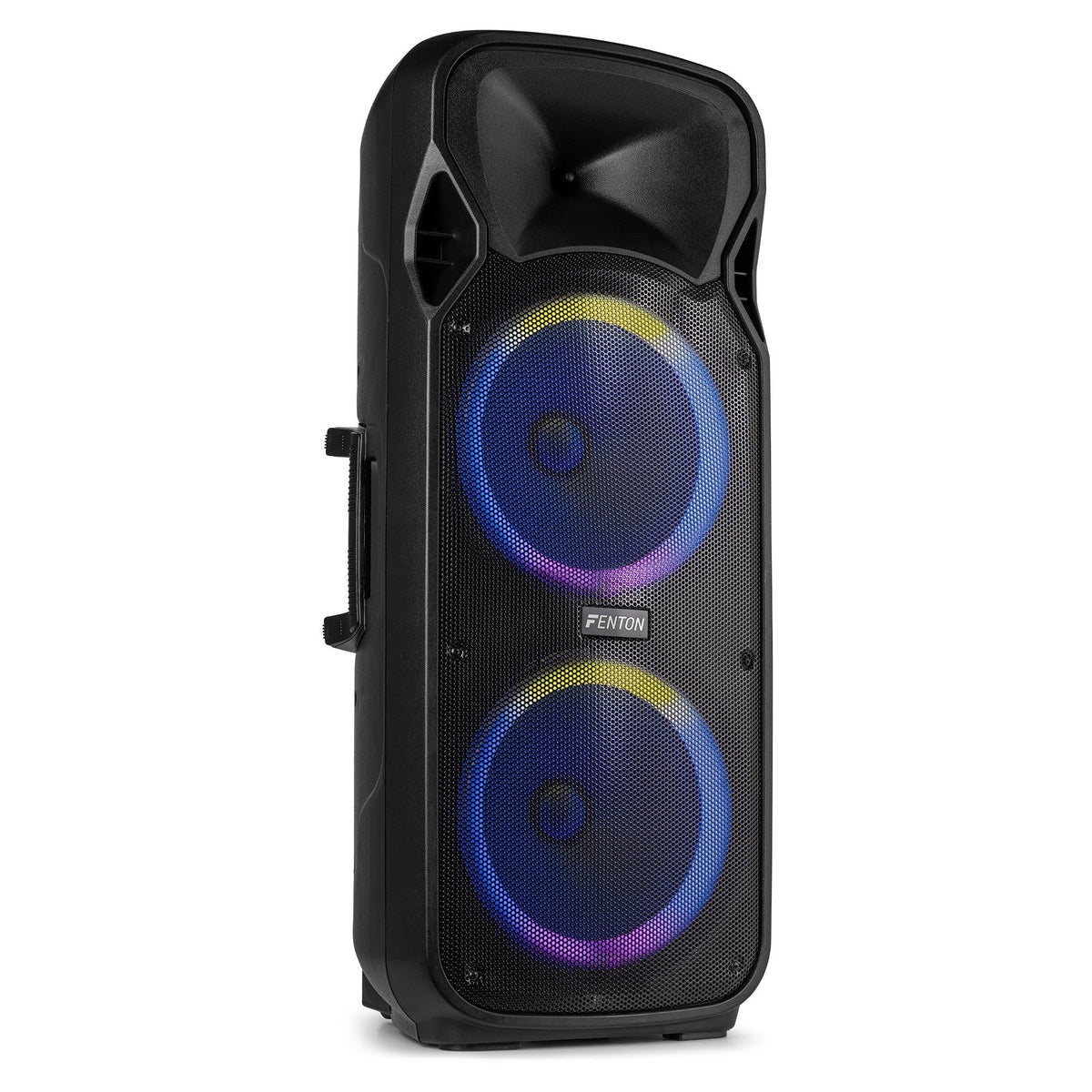 Fenton FT212LED MK2 - Bafle Activo Portátil Doble 12" 1400W con Bluetooth y Efectos LED - Tempo Shop