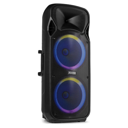 Fenton FT212LED MK2 - Bafle Activo Portátil Doble 12" 1400W con Bluetooth y Efectos LED - Tempo Shop