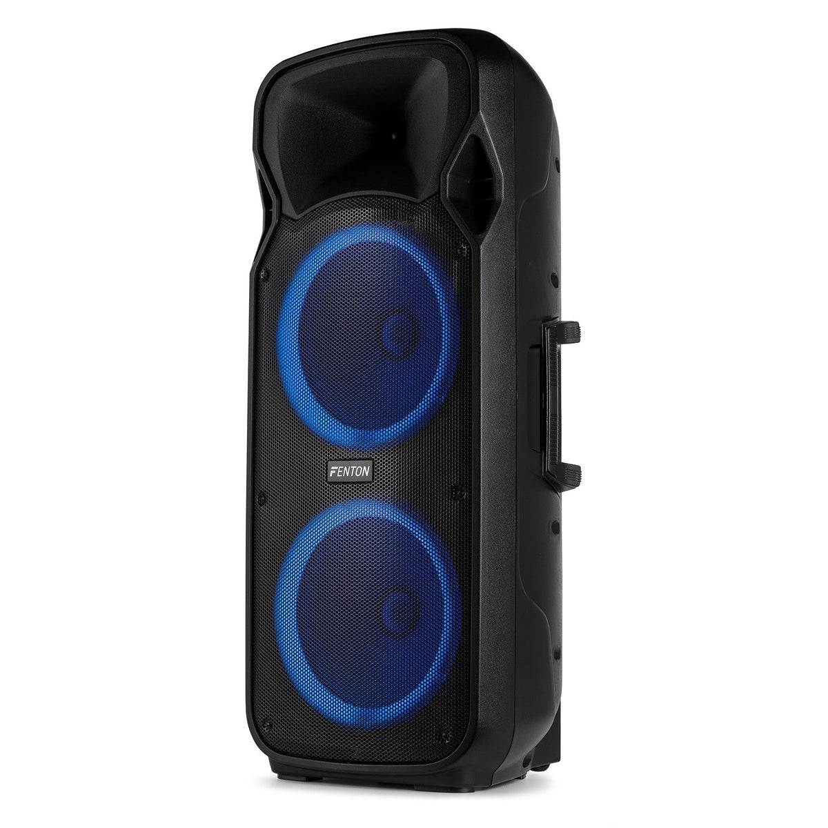 Fenton FT212LED MK2 - Bafle Activo Portátil Doble 12" 1400W con Bluetooth y Efectos LED - Tempo Shop