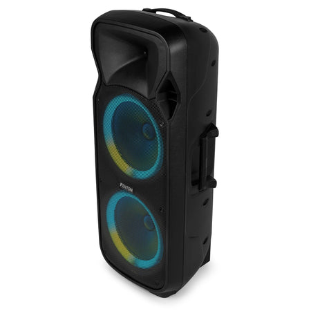 Fenton FT212LED MK2 - Bafle Activo Portátil Doble 12" 1400W con Bluetooth y Efectos LED - Tempo Shop