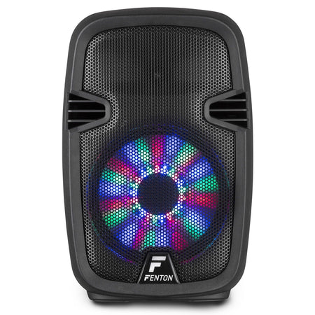 Fenton FT8LED [FT8LED] - Bafle Activo Portátil de 8" 300W con Bluetooth y Efectos LED - Tempo Shop