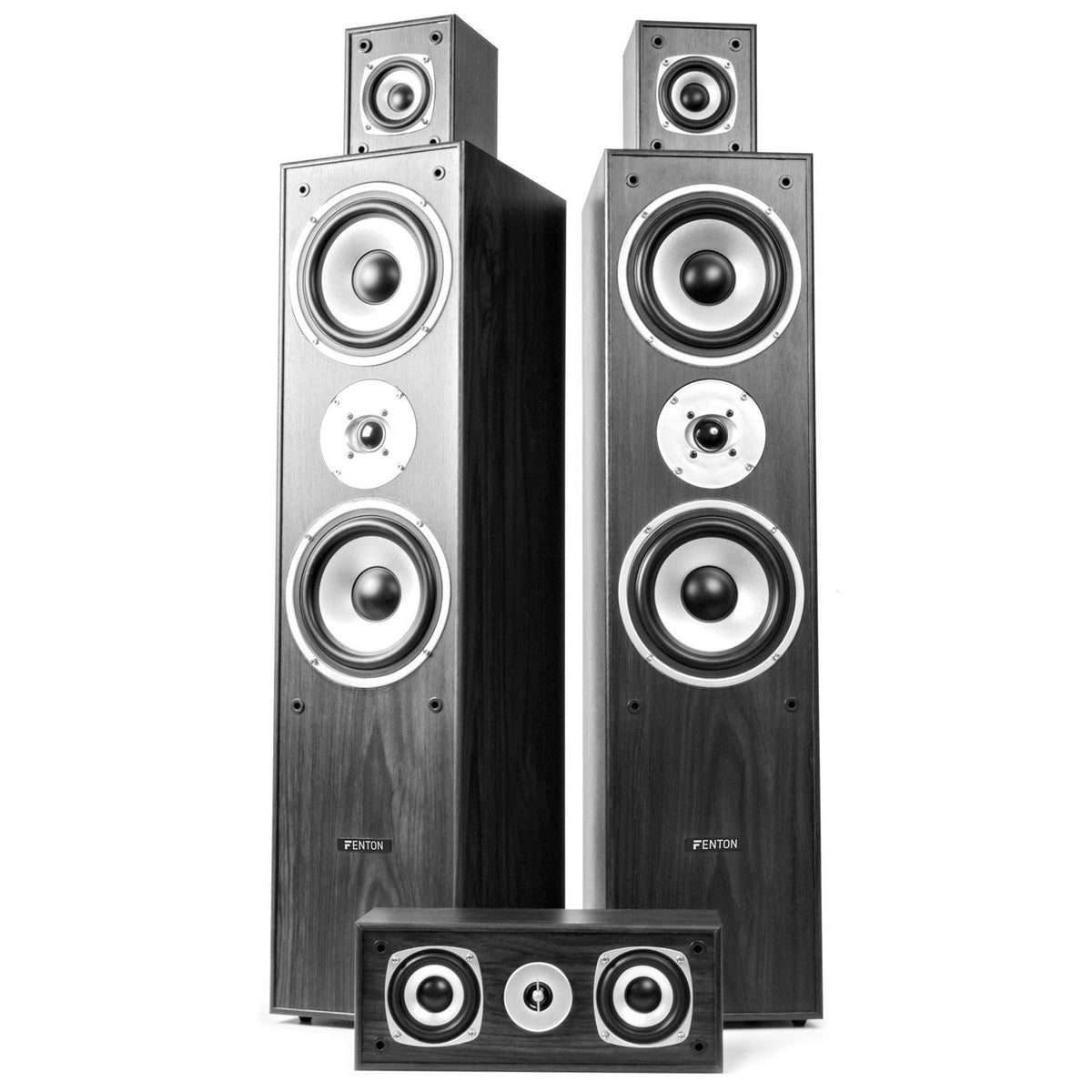 Fenton HF5B - Sistema Home Theatre 5.0 - Negro - Tempo Shop