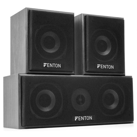 Fenton HF5B - Sistema Home Theatre 5.0 - Negro - Tempo Shop
