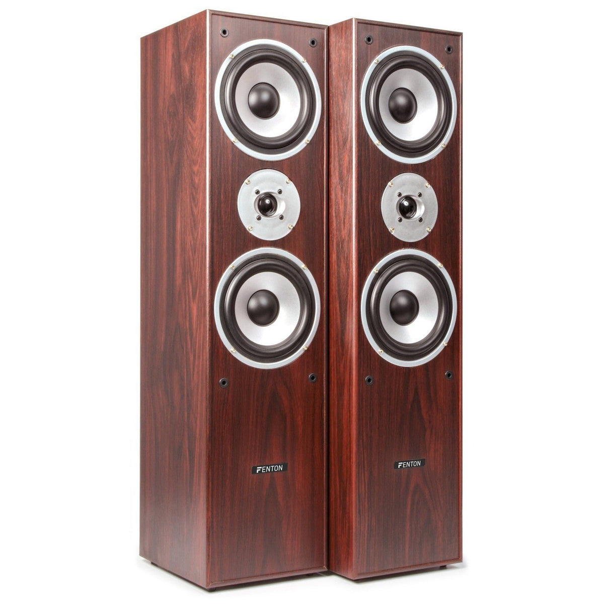 Fenton HF5W - Sistema Home Theatre 5.0 - Nogal - Tempo Shop