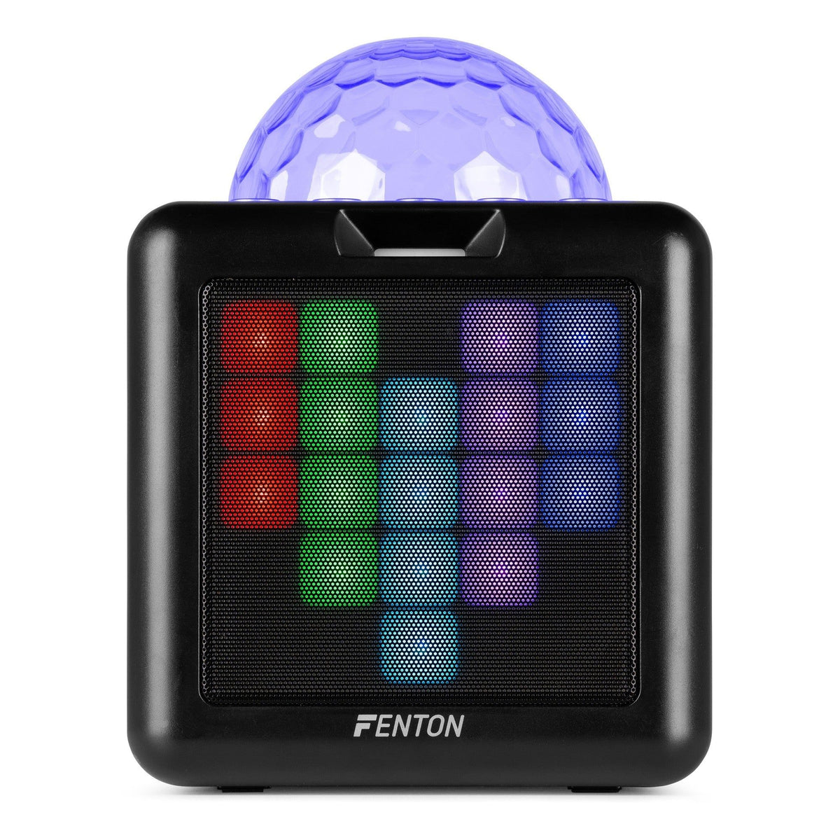 Fenton KAR15B - Altavoz Karaoke con 2 micrófonos Negro - Tempo Shop